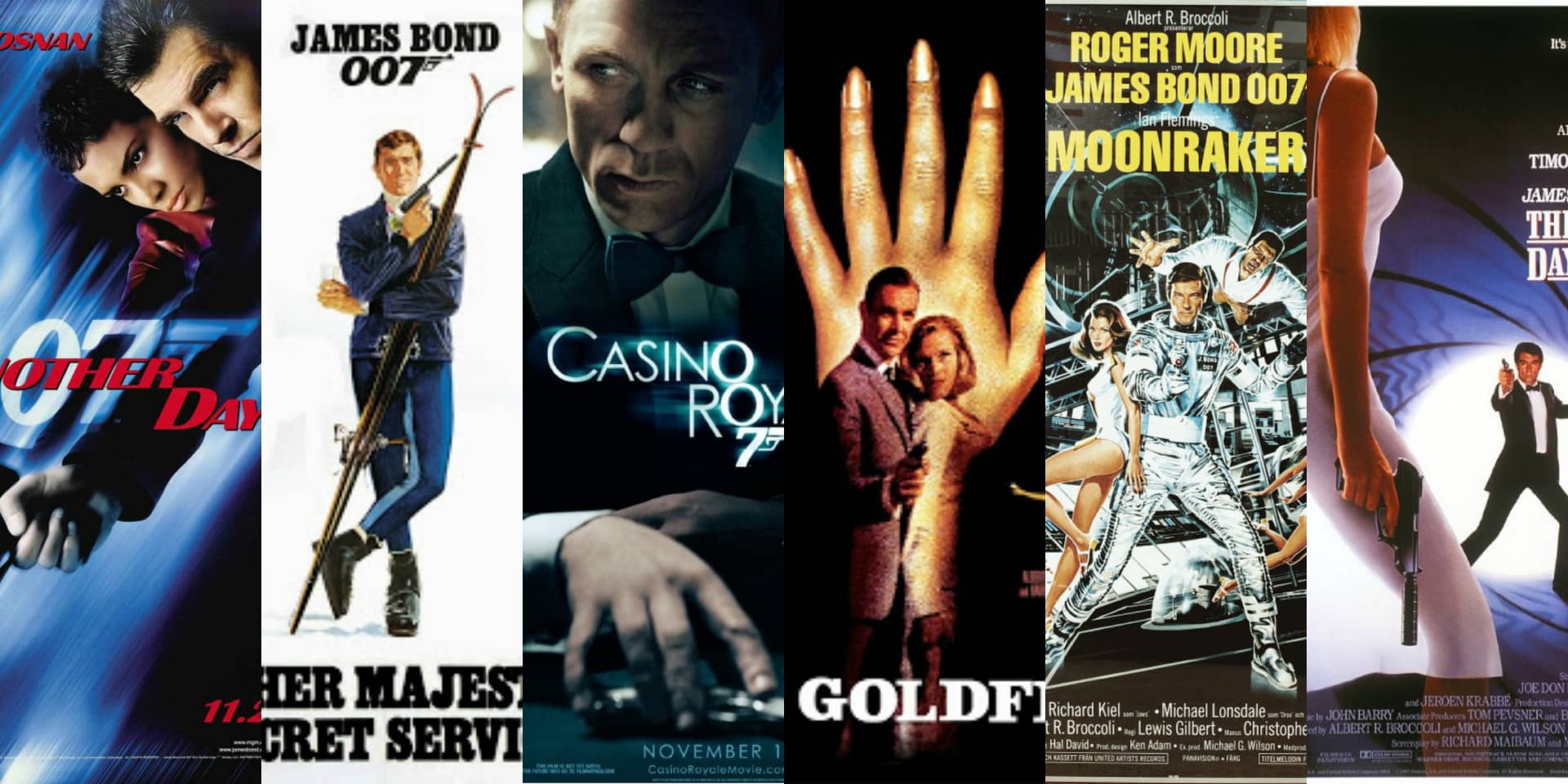 James Bond movies in order